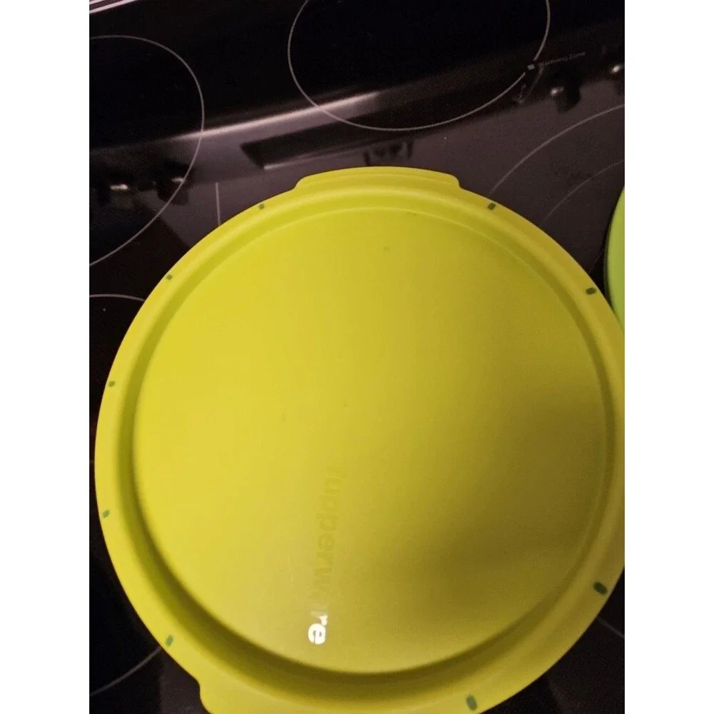 5 Pc Tupperware Green Microwave Smart Steamer & Accessories No Reservoir READ
